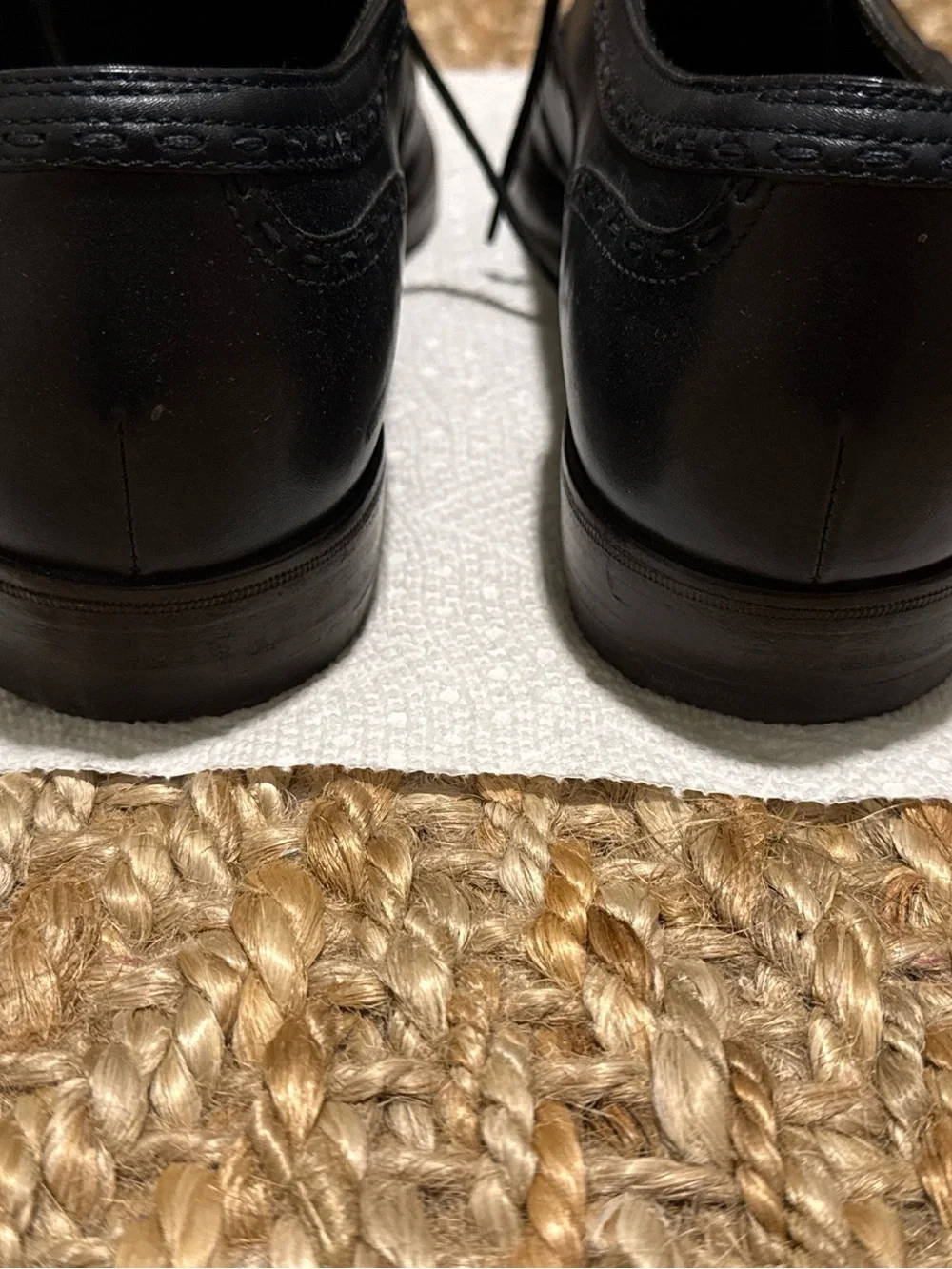Bottega Veneta Black Leather Brogue Oxfords